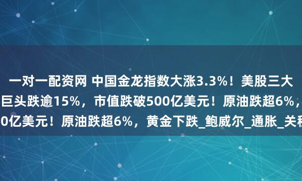一对一配资网 中国金龙指数大涨3.3%！美股三大指数均涨超1%，稳定币巨头跌逾15%，市值跌破500亿美元！原油跌超6%，黄金下跌_鲍威尔_通胀_关税